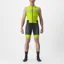 Castelli Free Sanremo 2 Short Sleeve Mens Suit in Electric Lime/Blue